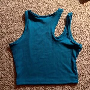 Shein Xs royal blue top